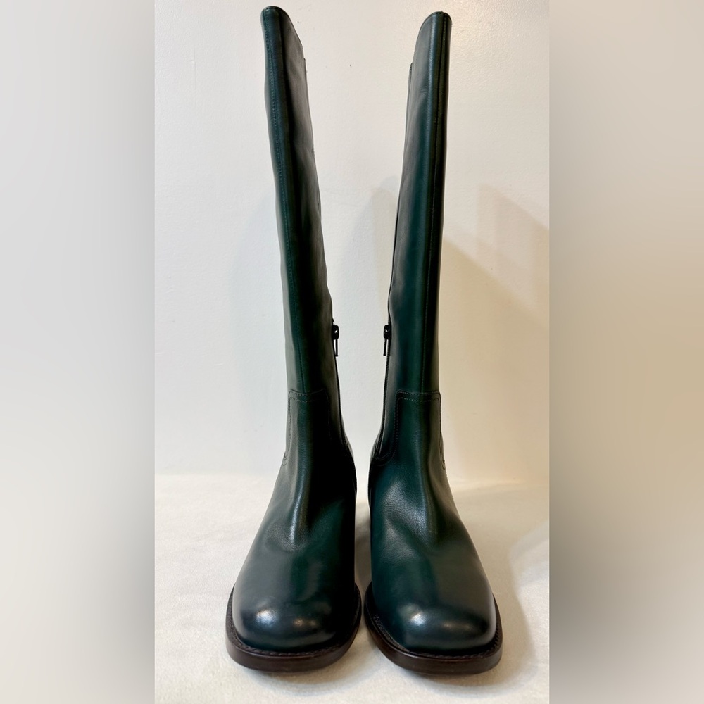 NWT Anthropologie Seychelles Sand In My Boots Dark Emerald Size 8.5 - Picture 3 of 16
